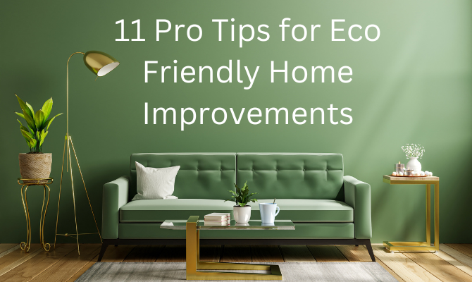 11 Pro Tips for Eco Friendly Home Improvements
